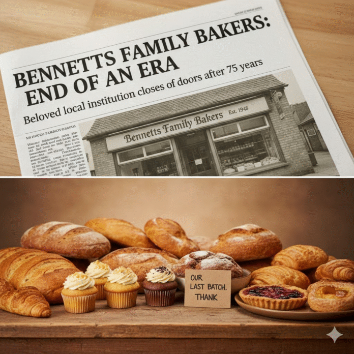 bennetts family bakers closure