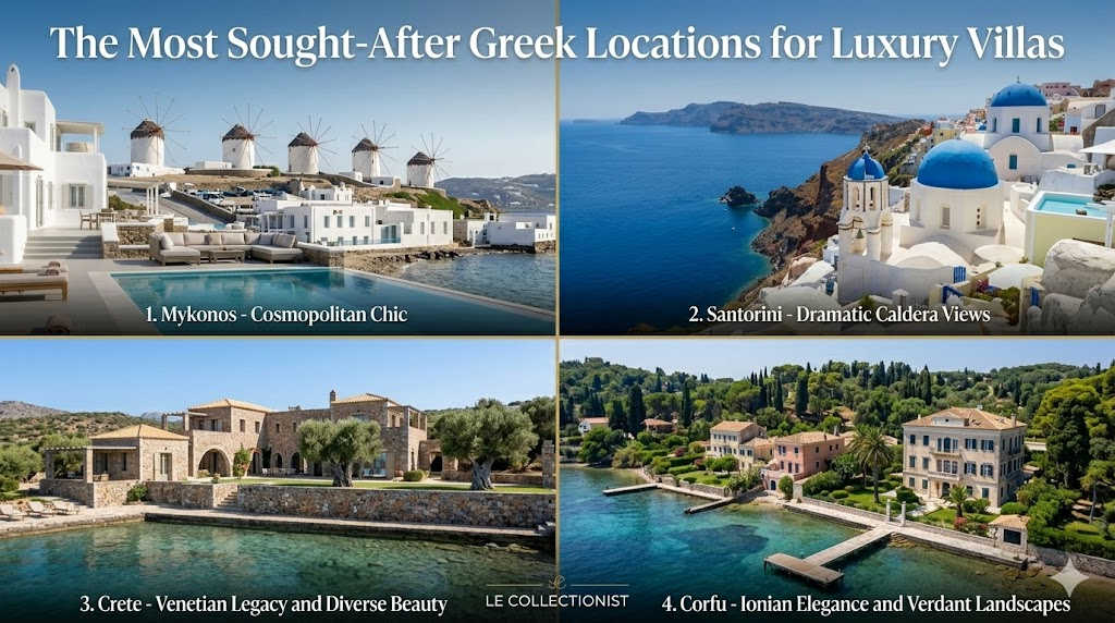 luxury villas greece le collectionist