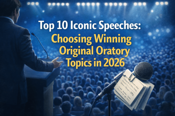Top 10 Iconic Speeches: Choosing Winning Original Oratory Topics in 2026