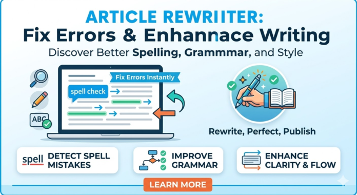 article rewriter spellmistake