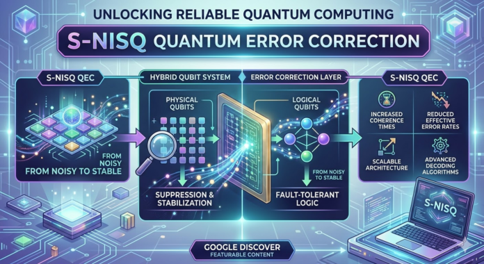 s-nisq quantum error correction
